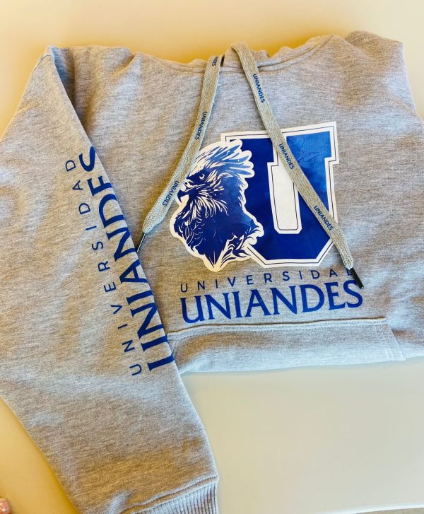 HOODIE UNIANDES GRIS - Image 2