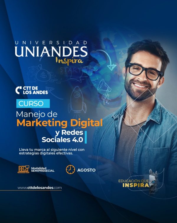 CURSO MANEJO DE MARKETING DIGITAL Y VENTAS EN REDES SOCIALES 4.0