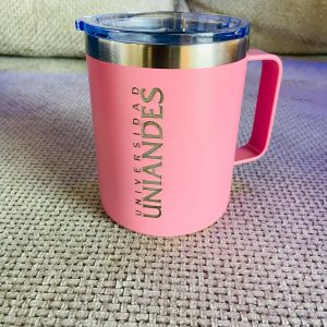 JARRO DE ACERO ROSA