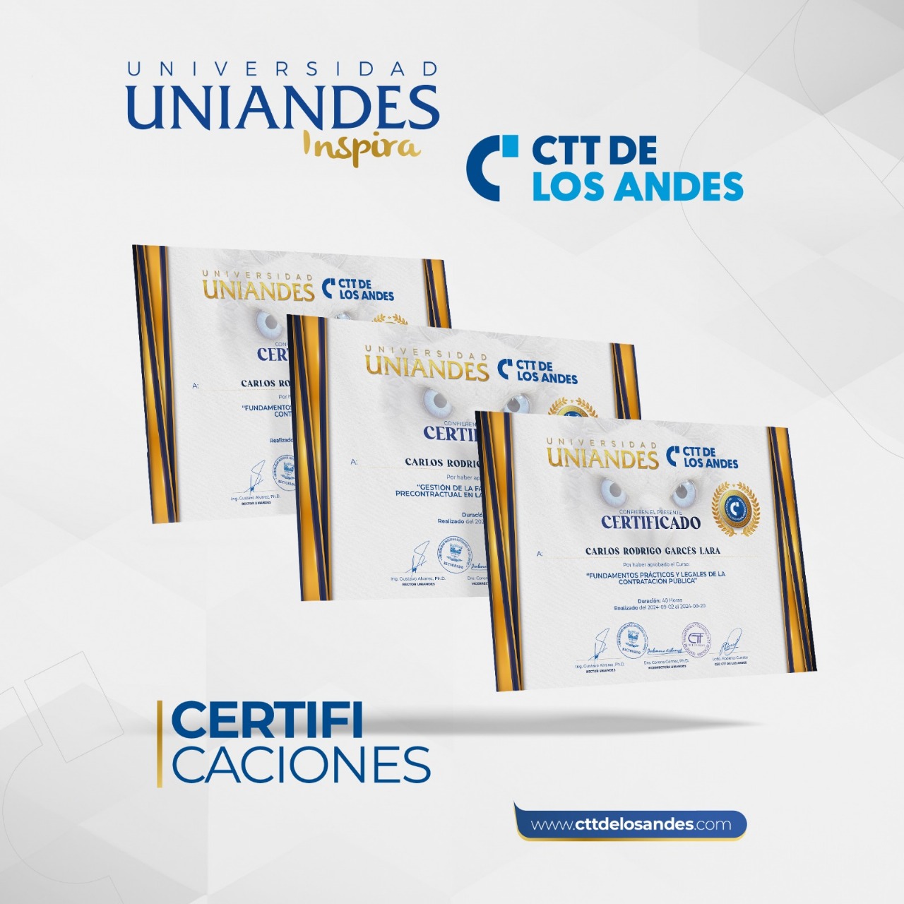 Certificado Diplomado