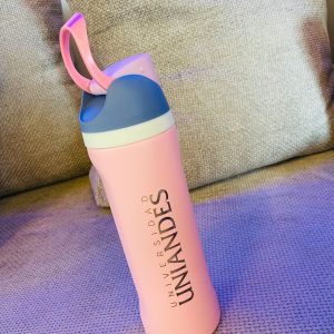 TERMO DE ACERO INOXIDABLE ROSA 700ML