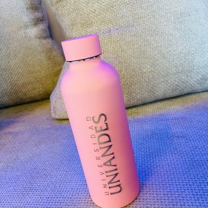 BOTELLA TÉRMICA DE ACERO INOXIDABLE ROSA 500ML