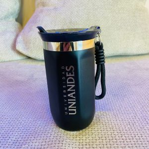 VASO TÉRMICO NEGRO DE ACERO 350ML