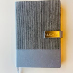 AGENDA A5 GRIS UNIANDES 100 HOJAS
