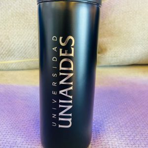 TERMO VASO DE ACERO NEGRO 500ML